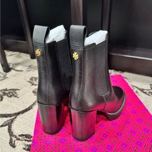 Tory Burch LUG 70MM BOOTIE Black size 5 Firm Price